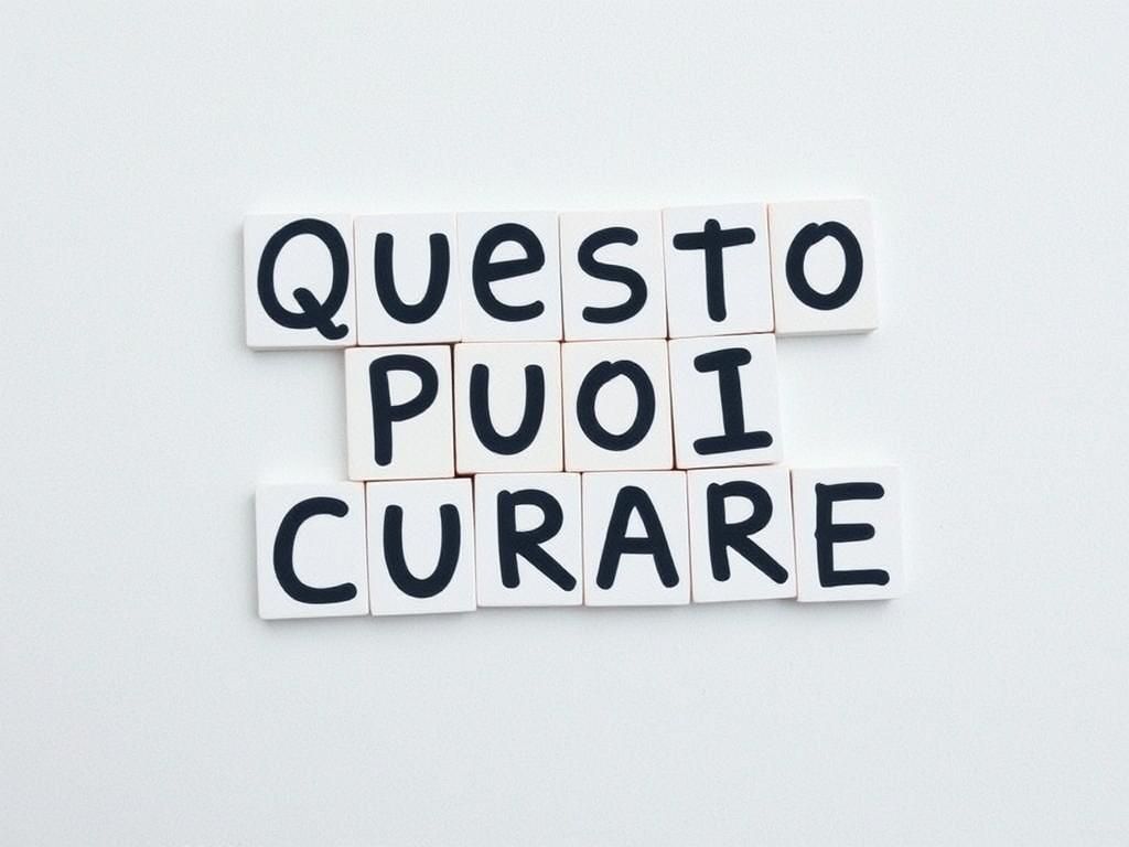 Questo Puoi Curare: il blocco creativo con scarabocchi liberi su un foglio